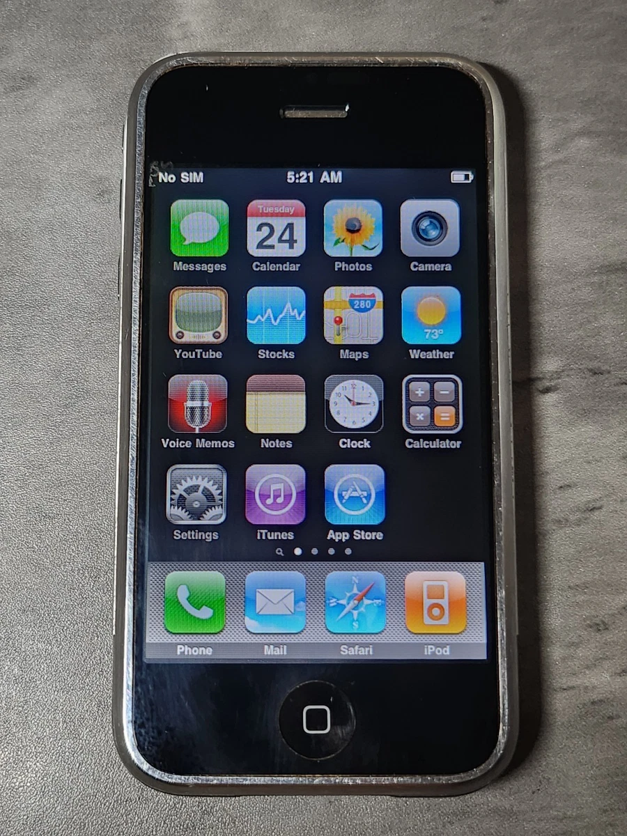 Apple iPhone 2g 16GB 1st Generation MB387F Unlocked | eBay