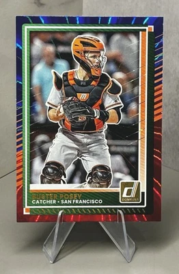 Panini Donruss - Buster Posey #15 2025 láser rojo y azul Foto 1 de 2