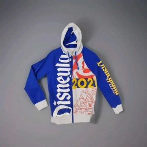 Disneyland Hoodie Youth Large Adult Small Unisex  Long Sleeve Full Zip Hooded  - Picture 1 of 11