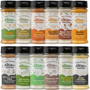 Amish Country Popcorn | 12 Pack Mixed Seasoning 5.14 Ounce (Pack of 12) - Picture 1 of 8
