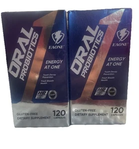 Oral Dental Probiotics Fresh Breath Health Tooth Decay Prevention 2 Packs Of 120 - Picture 1 of 4