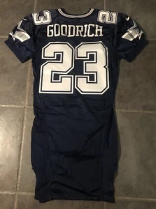 Dallas Cowboys Dwayne Goodrich game Issued Nike 2000 Jersey Sz 44 Stitched - Picture 1 of 8