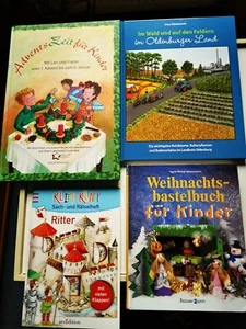 Konvolut 4 Kinderbücher, Basteln, Weihnachten, Rätseln, Ritter usw. Advent Natur - Bild 1 von 15
