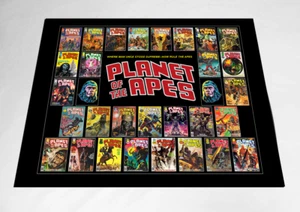 PLANET OF THE APES-Marvel Magazine-1970’s-Original Fan Art-18” X 24” Poster - Picture 1 of 1
