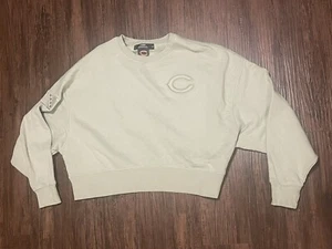 NFL Chicago Bears Pro Standard Green Woman’s Pullover Oversized Sweater Medium - Picture 1 of 9