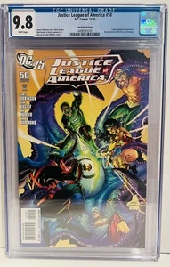 DC Justice League of America #50 1:75 copertina Jim Lee CGC 9.8 VARIANTE VHTF - Foto 1 di 7
