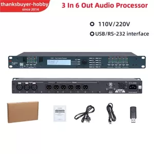3.6SP 110V/220V 3-In 6-Out Audio Processor Stage Performance Audio Effector - Picture 1 of 3