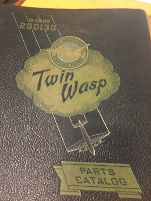 Manual de piezas Pratt & Whitney Twin Wasp R-2000-D3, D5 y 2SD13G Foto 1 de 4