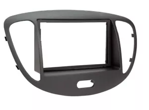 CD RADIO ESTÉREO DOBLE DIN FASCIA FASCIA AJUSTE DE PLACA SE ADAPTA A HYUNDAI i10 2008-2013 - Imagen 1 de 1
