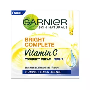 Garnier Skin Naturals Night Cream AntiDark Spots & Brightening Vitamin C Yoghurt - Picture 1 of 3