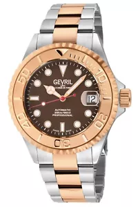 Orologio Gevril Uomo 4753B Wall Street Svizzero Automatico SW 200 CassaBack Esposizione - Foto 1 di 9
