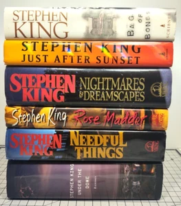 Stephen King Lot of 6 (Scribner/Viking Editions) Hardcover Fiction Horror Novels - Bild 1 von 20