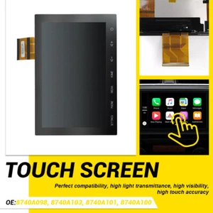 8" Digitizer Glass Radio Touch Screen for Mitsubishi Outlander 8740A098 8740A1 H - Picture 1 of 10