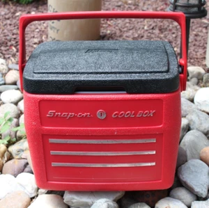 Snap-On COOL BOX Coleman 5272 Red Cooler 6 Pack 5 QT Lunch at Work Collectible - Picture 1 of 14