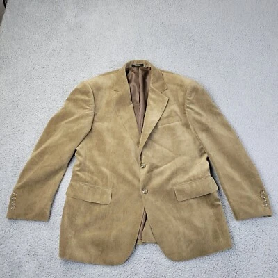 George Blazer Para Hombres 42S Performance Gamuza Marrón Traje Chaqueta Abrigo Deportivo Foto 1 de 4