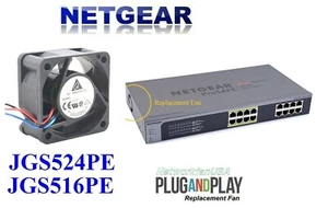 1x Neu OEM Ersatz Lüfter (Delta oder Sunon) für Netgear JGS516PE JGS524PE - Bild 1 von 6