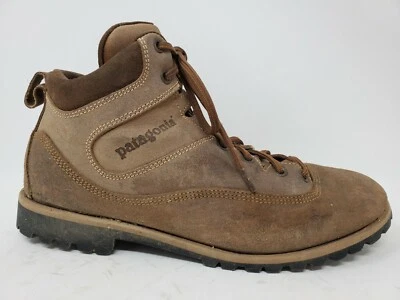 Patagonia 3 Seasons Boot Brown Size 9.5 Women Leather Hiking Shoes Vintage Italy - Image 1 of 4