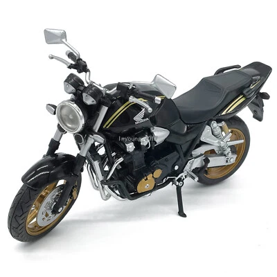 1/12 2018 Honda CB1300SF modelo de motocicleta diecast motocicleta vehículo de juguete negro Foto 1 de 4