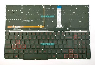 Nuevo Teclado Acer Nitro 5 AN515-56 AN515-57 AN517-53 AN517-54 ROJO Retroiluminado EE. UU. Foto 1 de 4