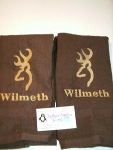 Jagdbock personalisierte Geschirrküchenhandtücher, Jägerküche - Bild 1 von 11