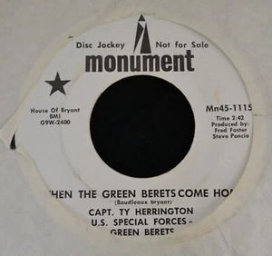 Capt. Ty Herrington U.S. Special Forces Green Berets Monument 1115 A Gun - Bild 1 von 1