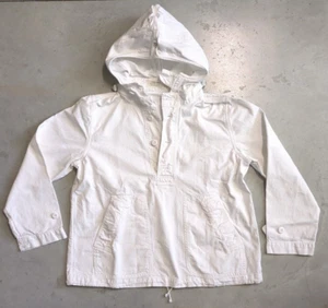 Parka J Crew Heritage Silhouette Emitida Anorak Estilo Militar Blanca Mediana - Imagen 1 de 8