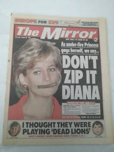 THE MIRROR Newspaper - 28 AUGUST 1997 - Princess Diana etc - Picture 1 of 6