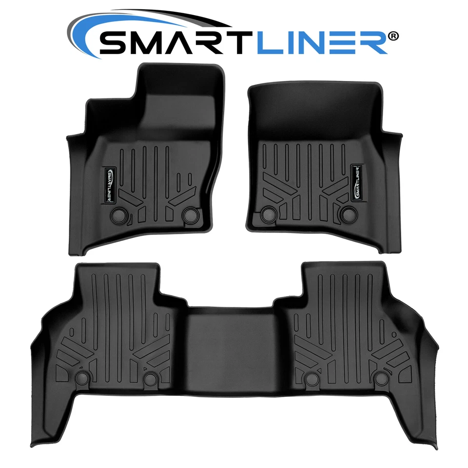 SMARTLINER Custom Fit Floor Mats 2 Row Liner 2020-2025 Land Rover Defender 110 Foto 1 de 4