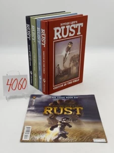 Royden Lepp, Rust HC Volumes 1-4 All First Editions, Free Comic Book Day Issue - Picture 1 of 24