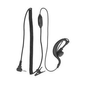 Sports 1 Pin Walkie Talkie Earpiece GShape ClipEar Headset For T6200C / T54 - Zdjęcie 1 z 22