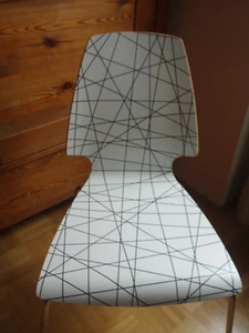 1 Stuhl Ikea Vilmar weiß schwarz - Bild 1 von 2