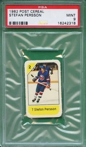 1982 POST CEREAL #7 STEFAN PERSSON PSA 9 - Picture 1 of 1