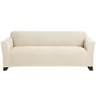 Stretch Knit Sofa Slipcover Ivory - Sure Fit