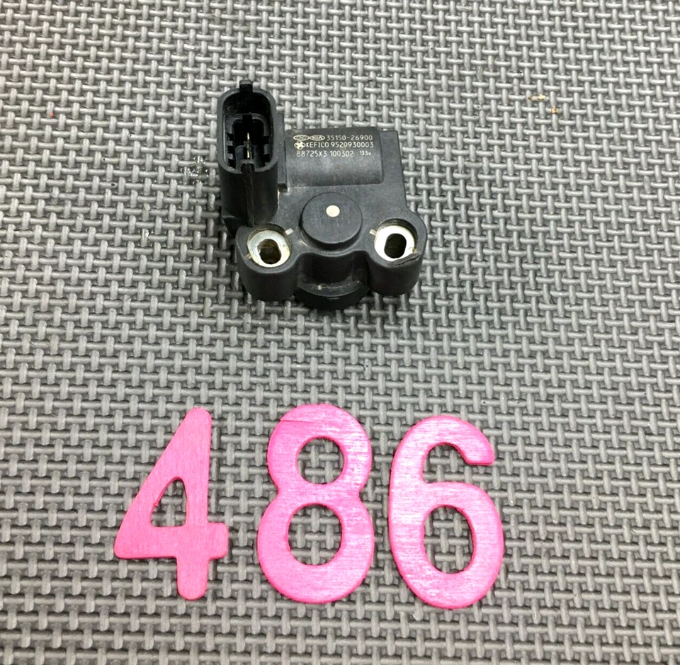 06-11 Válvula de control de aire ralentí de inyección de combustible Hyundai Accent Hatchback OEM Foto 1 de 4