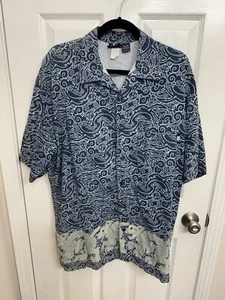 Vintage No Fear USA Made Kurzarm Knopfleiste Freizeit Hawaiihemd - Bild 1 von 5