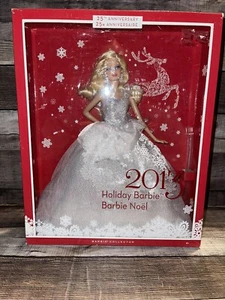 NUEVO 2013 HOLIDAY BARBIE 25 ANIVERSARIO BARBIE COLECCIONISTA NAVIDAD #X8271 RUBIA - Imagen 1 de 4