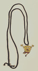 Pendentif pantalon carré vintage 1 1/2" Bob l'éponge avec collier à cordes noires