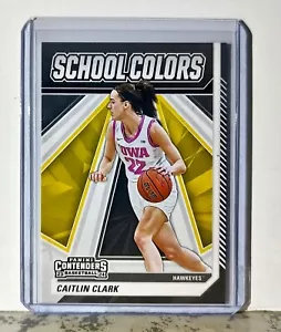 Tarjeta de baloncesto Hawkeyes 2024 Caitlin Clark Panini Contenders #SC4 colores escolares - Imagen 1 de 2