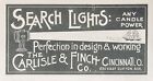 1911 Ad(L4)~The Carlisle & Finch Co. Cincinnati, Ohio. Marine Search Lights