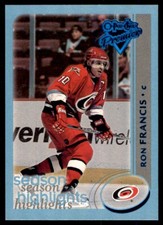 2002-03 O-PEE-CHEE PREMIER BLUE LINE RON FRANCIS 159/500 CAROLINA HURRICANES