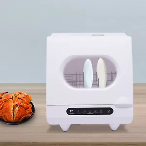 1200W Portable Countertop Dishwasher Compact Washing Plate Dish Washer White NEW - Picture 1 of 24