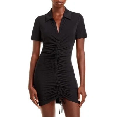Alice + Olivia Marsha Ruched Polo Tee Dress - NWT Sz XS - Image 1 of 4