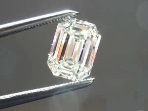 GIA Certified 0.28 TCW F Color VS2 Clarity Emerald Cut Natural Loose Diamond - Picture 1 of 1