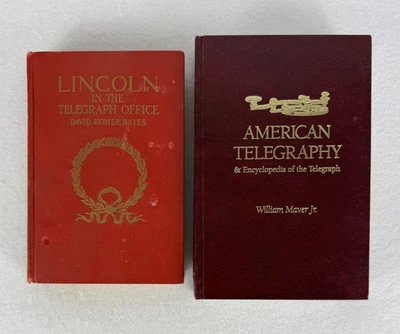 Lot of 2 Telegraph History Books – David Homer Bates & William Maver Jr. (1907) - Image 1 of 4
