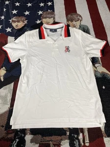 Psycho Bunny weißes Poloshirt aus Pimabaumwolle Größe 6 (Herren Large) - Bild 1 von 6