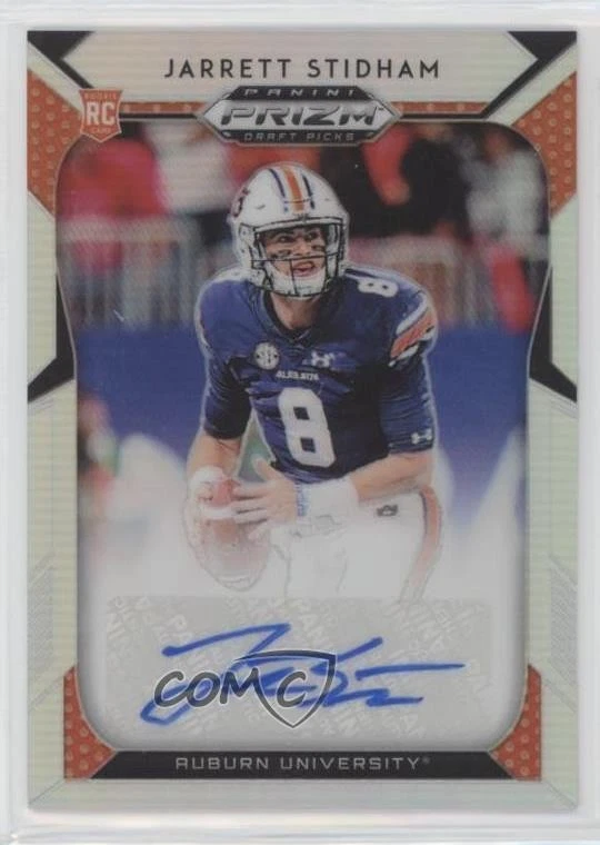 2019 Panini Prizm Draft Picks Silver Jarrett Stidham #119 Rookie Auto RC - Image 1 of 2