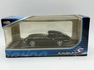 Solido 1:43 Jaguar tipo E cupé - coche modelo diecast negro - Imagen 1 de 4