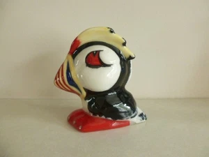 LORNA BAILEY ART DECO GROTESQUE PUFFIN BIRD FIGURE Excellent Condition - Picture 1 of 5
