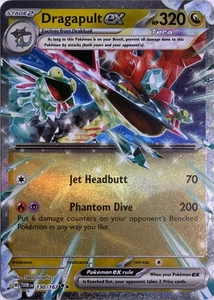 Pokemon TCG Dragapult ex - 130/167 130/167 Holofoil SV06: Twilight Masquerade - Picture 1 of 2