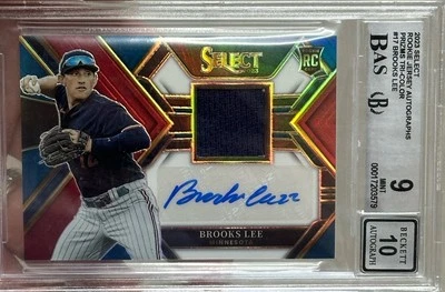 2023 Select- BROOKS LEE  #PJA-BL - RPA - Tri-Color /49 - BGS AUTO 10/ Grade 9 - Image 1 of 4